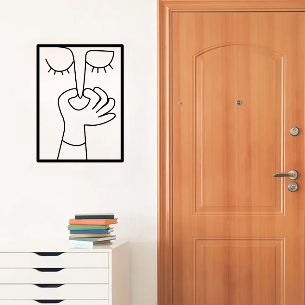 Очаровательный Уникальный Металлический Портретный Настенный Декор