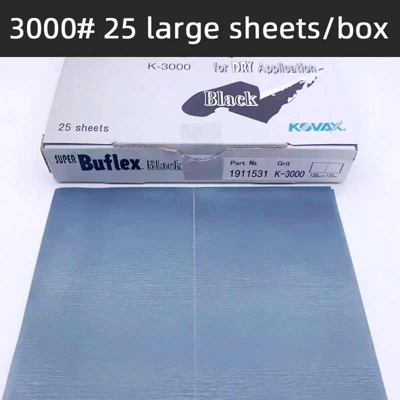 

Японская квадратная мягкая абразивная бумага KOVAX, автомобильная шлифовальная машина с рисунком апельсиновой корки, шлифовальная бумага 2000 для тонкой полировки