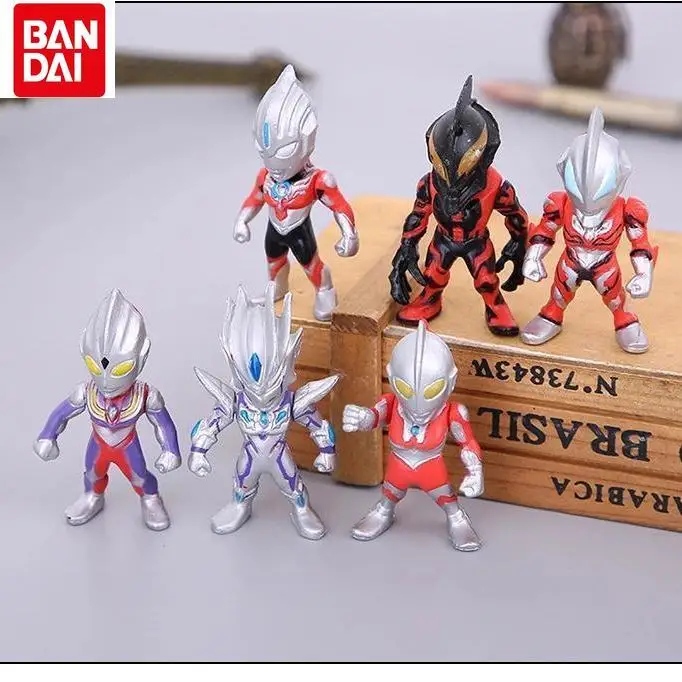 Bandai Anime Ultraman Doll Ornament Digashiro Objet Debelia First Generation Children's Birthday Cake Ornament
