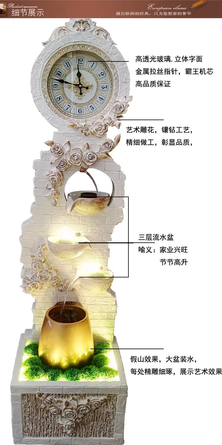 Вертикальные большие стоячие часы от пола до потолка для гостиной европейское