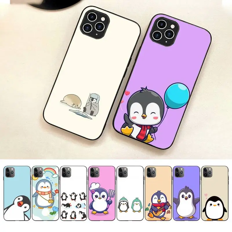 

Penguin Cartoon Phone Case For Iphone 7 8 Plus X Xr Xs 11 12 13 Se2020 Mini Mobile Iphones 14 Pro Max Case