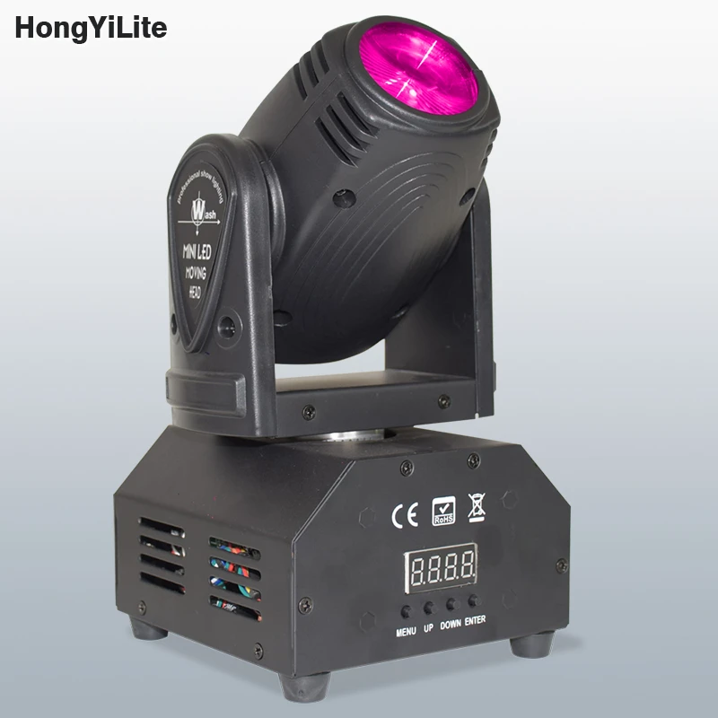 Mini 10W LED Beam Moving Head RGBW Color Mixing Projector By DMX512 Control For Dj Wedding Disco Party Bar Show Fast Shipping