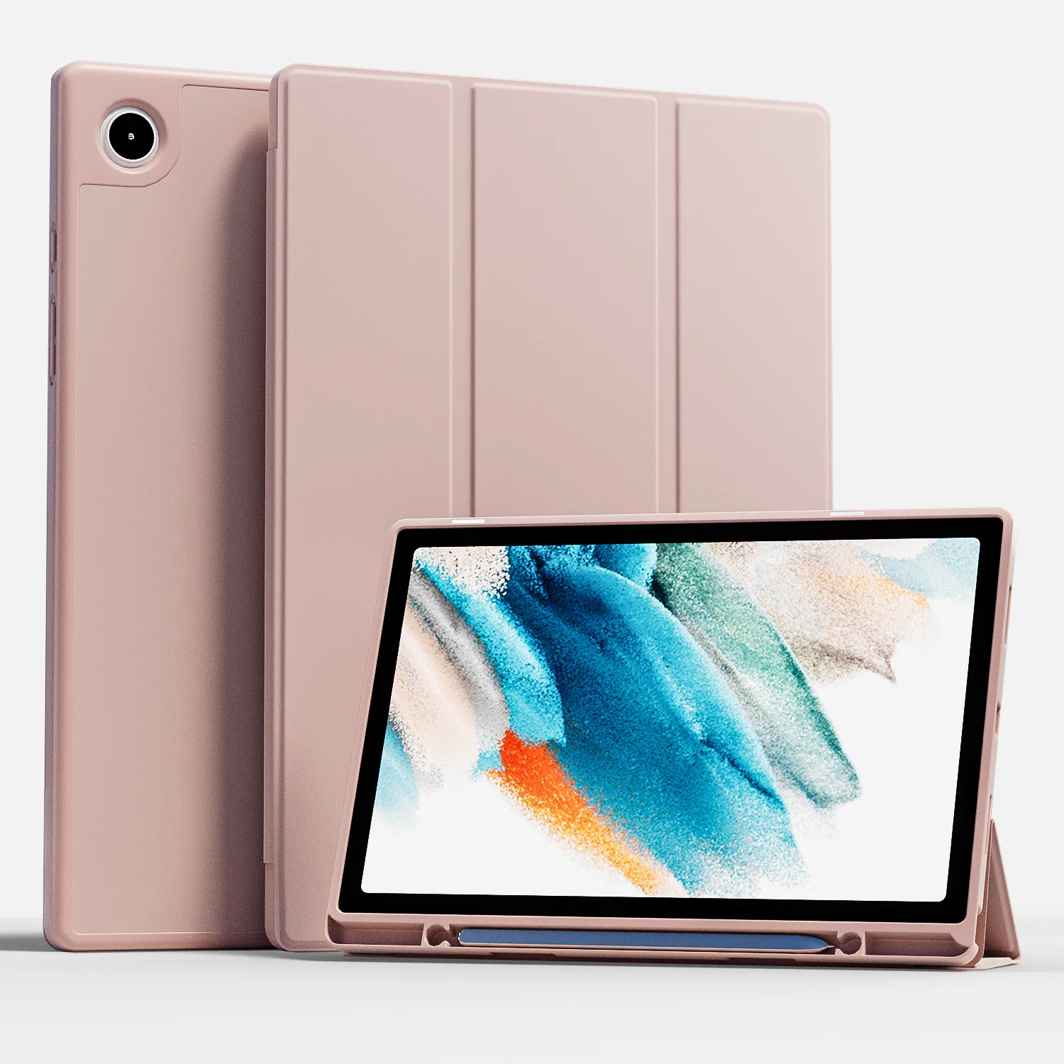 Тонкий чехол для Samsung Galaxy Tab A9 plus 11 SM-X210 X216B X218 8 7 дюйма с держателем карандашей