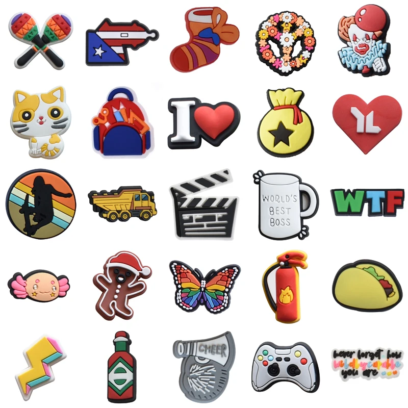 

Boy Wholesale Bulk Para Pins Girl Women Charm Set Jeans Decorations for Crocs Men Shoes Accessories Kids Packs Gifts Shoe Charms