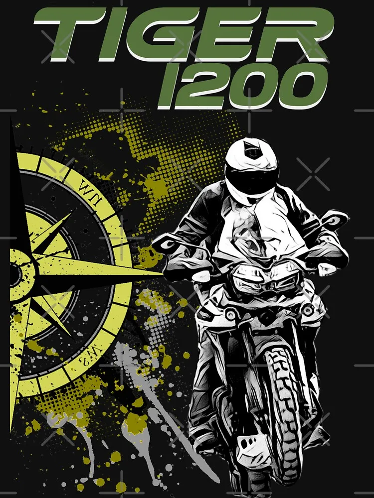 Классическая футболка Triumph Tiger 1200 |