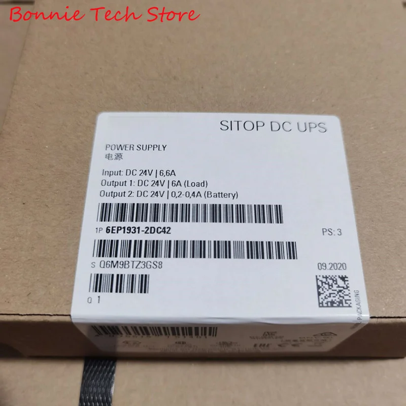 

6EP1931-2DC42 for SIEMENS SITOP DC UPS module 24 V/6 A uninterruptible power supply with USB interface