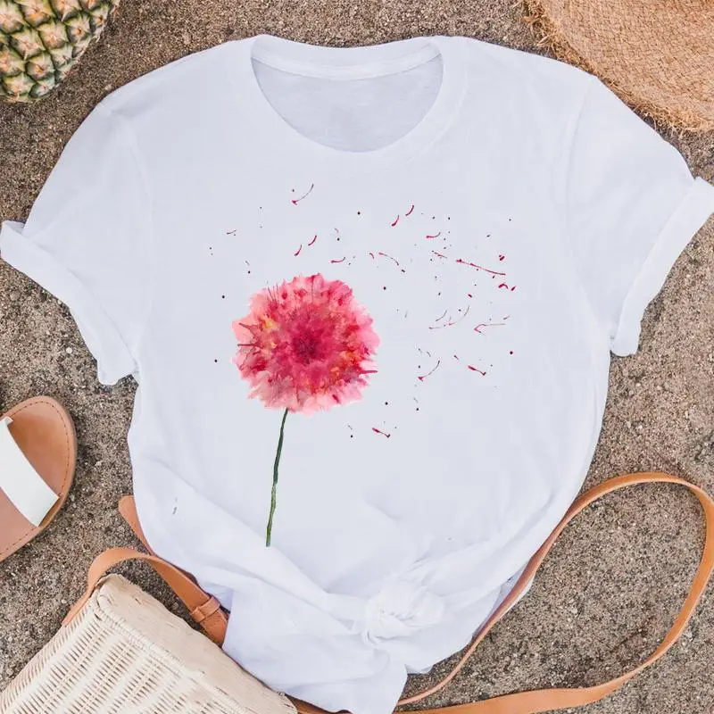 

Women T-shirts Style Clothes Fashion Casual Female Lady Short Sleeve Shirt FD7950