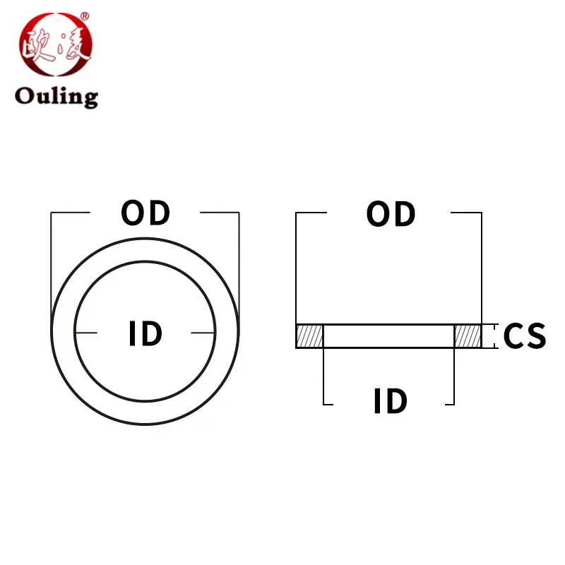 Плоская прокладка из ПТФЭ, высота 1/2/2,5/3 мм, диаметр внутреннего отверстия M4-M57 мм, белые коррозионностойкие уплотнения, кольцевая плоская шайба