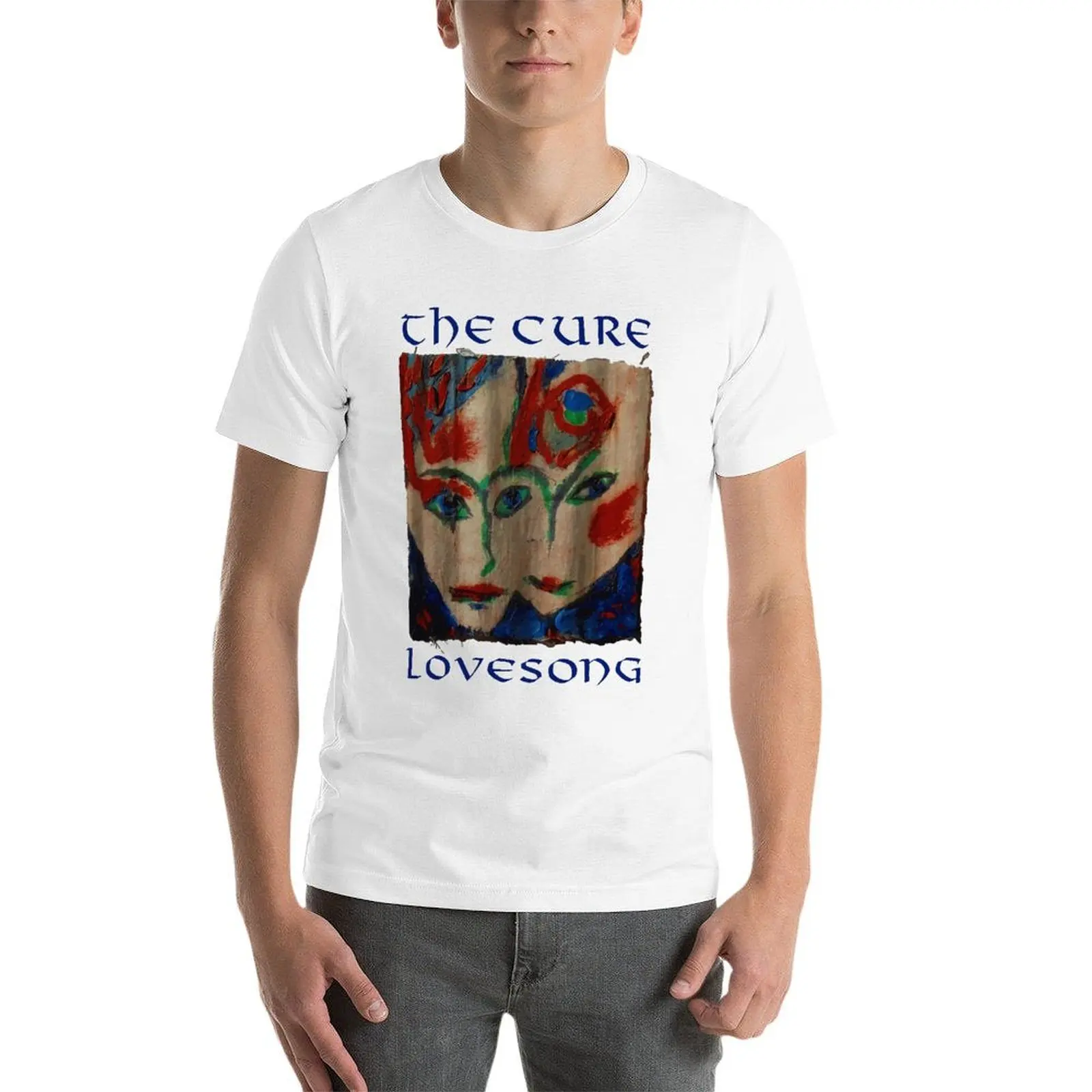

The Cure Lovesong Heavy Metal Band Oversize T-Shirts Fashion Men Clothing Short Sleeve Streetwear Large Size Tops Tee