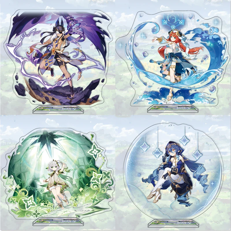 

Фигурки Genshin Impact Xiao Hutao Raiden Shogun Nilou Candace candcyno, фигурки героев, игрушки для детей, рождественские подарки