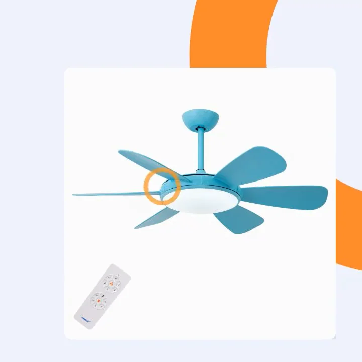

Home Appliance Modern Design 36w 4 Light Color Ac Dc Electric Industrial Ceiling Fan With Light