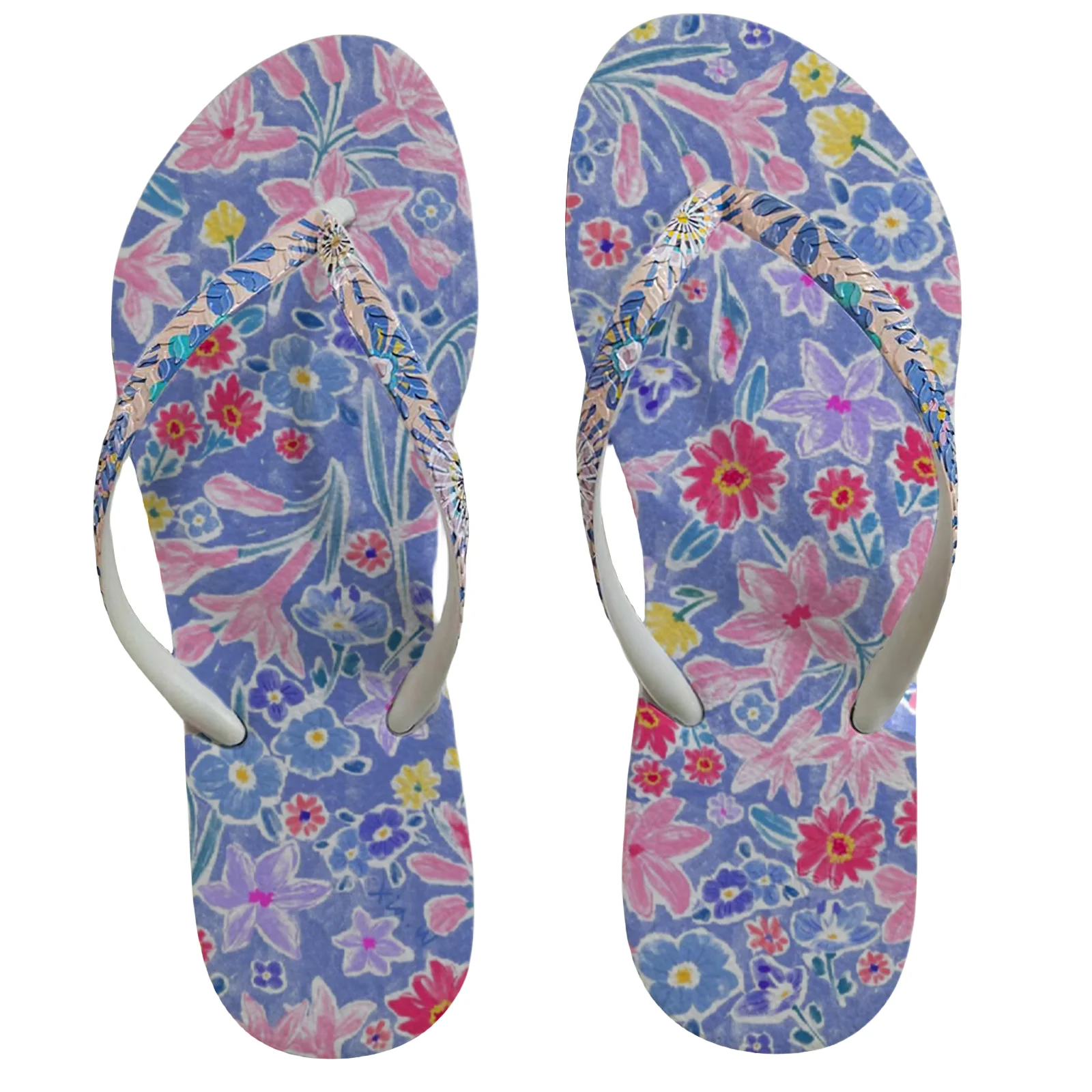 Сандалии пляжные женские летние шлепанцы на нескользящей подошве из ЭВА