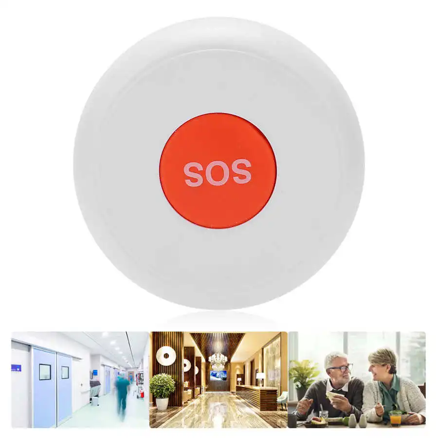 Кнопка SOS ZigBee с Wi-Fi сенсорная система сигнализации для пожилых людей со шнурком