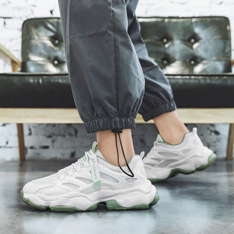 

Fashion Sports Platform Shoes Luxury Designer Men's Dad Shoes Men's Shoes 2022 Breathable Winter White Casual Work Sneakers Men