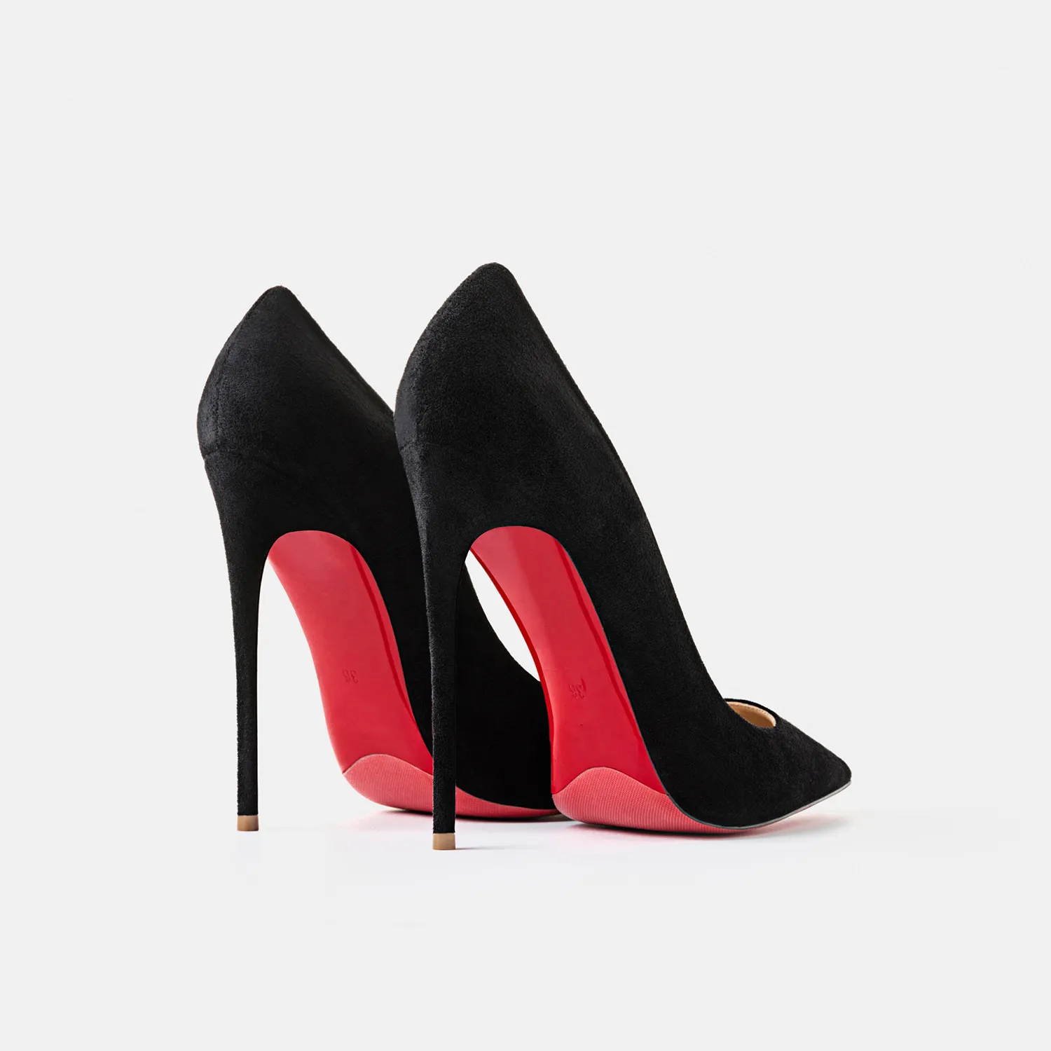 2022 outono nova mulher sapatos de salto alto sexy apontou camurça vermelho brilhante fundo bombas moda temperamento rasa sapatos de casamento
