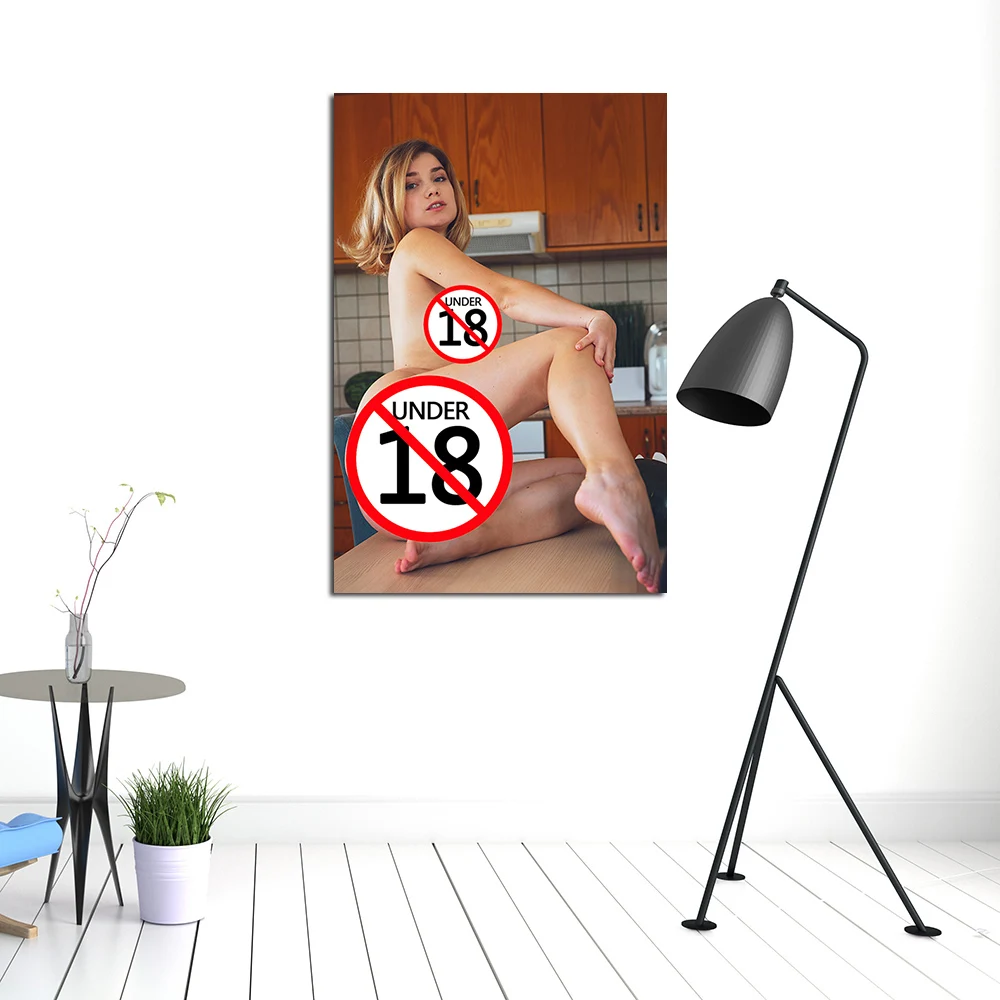 Картины на холсте Обнаженная женщина кухне картина Современная Настенная