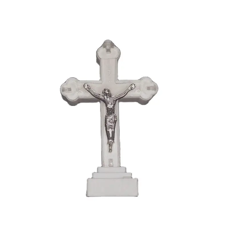 

European Home Furnishing Church Sanctuary Lamp Night Light Cross Jesus Suffering Ornaments Gifts Jewelry Icon