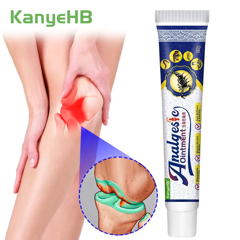 

1Pcs Joint Aches Ointment Shoulder Pain Cervical Spondylosis Pain Relief Medical Cream Treat Bruises Sciatica Rheumatoid G033