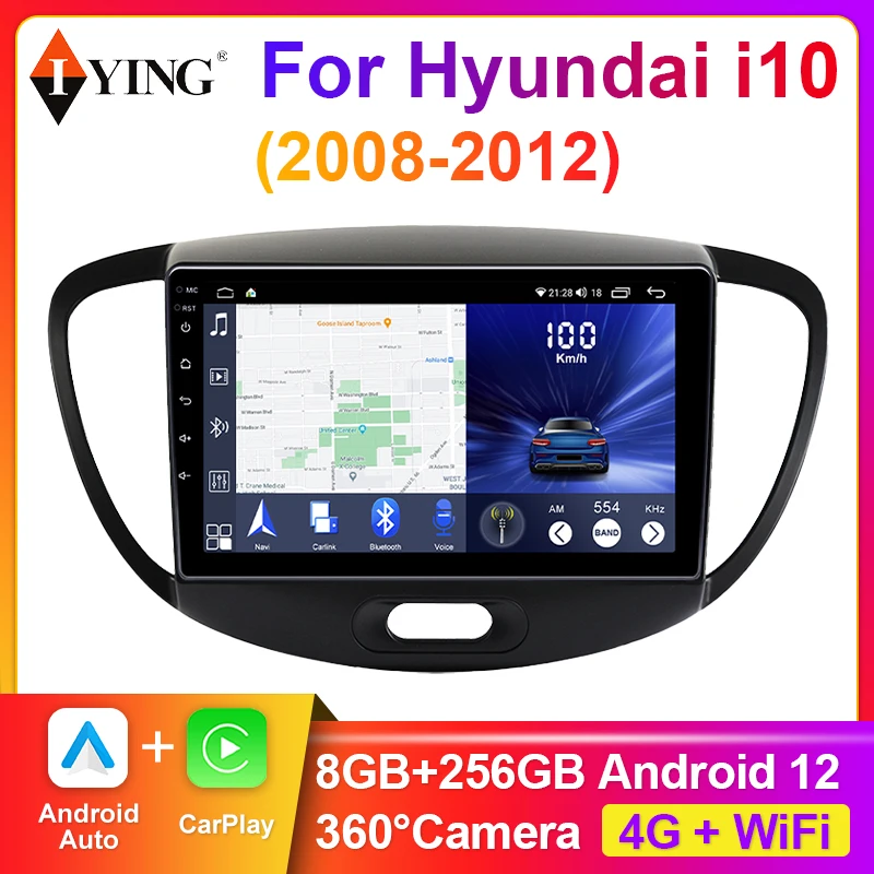 

Car Android Radio For Hyundai i10 2008 2009 2010 2011 2012 Android With 3D Bird View Surround Stereo Carplay Multimedia Player