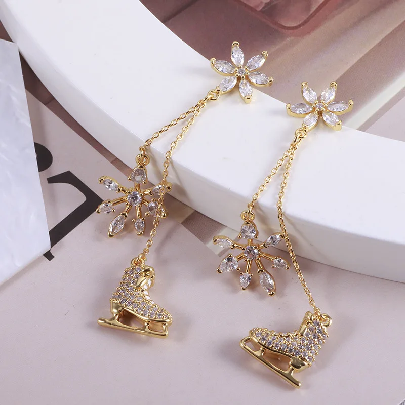 Ювелирные изделия высшего качества 1:1 серьги Roller Ss медные украшения женские для