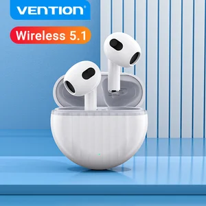 vention bluetooth 5 1 earphones sbcaac tws ture wireless headphones usb c stereo sports movement earbuds with mic hi fi headset free global shipping