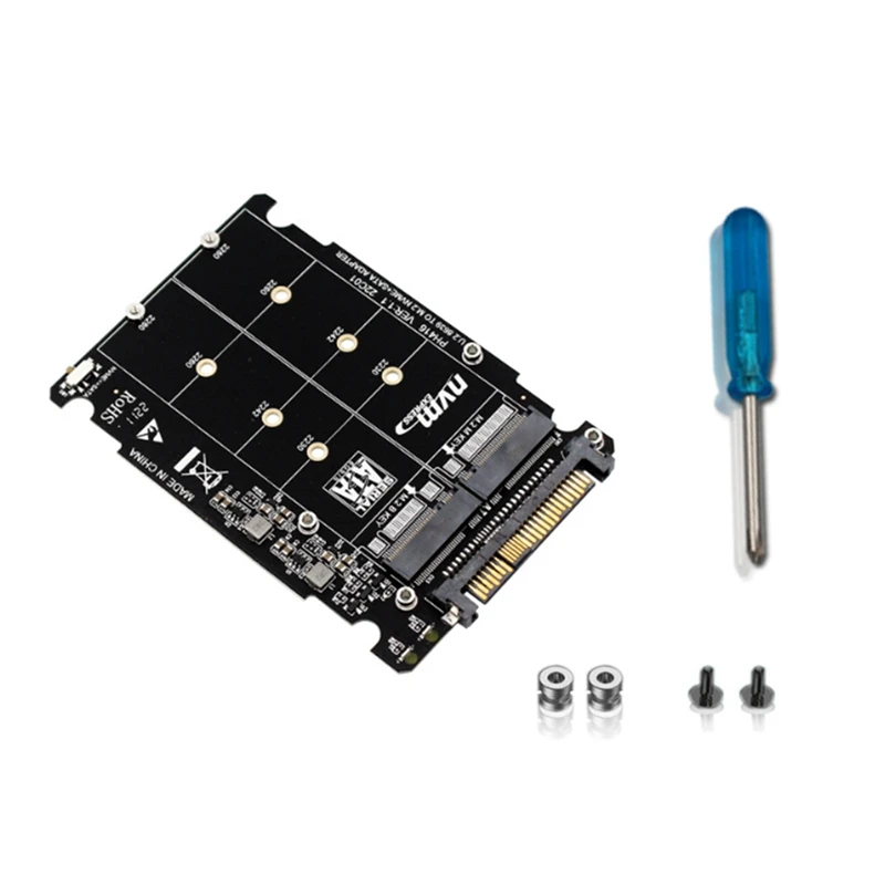 

Адаптер M.2 SSD в U.2, адаптер 2 в 1 M.2 Nvme и SATA-Bus NGFF SSD в PCI-E U.2