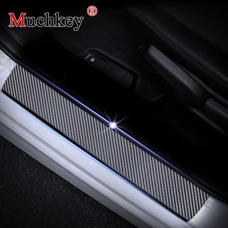 

For JEEP Grand Cherokee Compass Patriot Door Threshold Plate Car Door Sills Door Sill Scuff Plate Guard Car Stickers 4Pcs