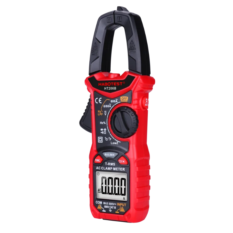 

China Digital Multimeter Multimetro HABOTEST HT206B 10MHz Diode Test Digital Clamp Meter