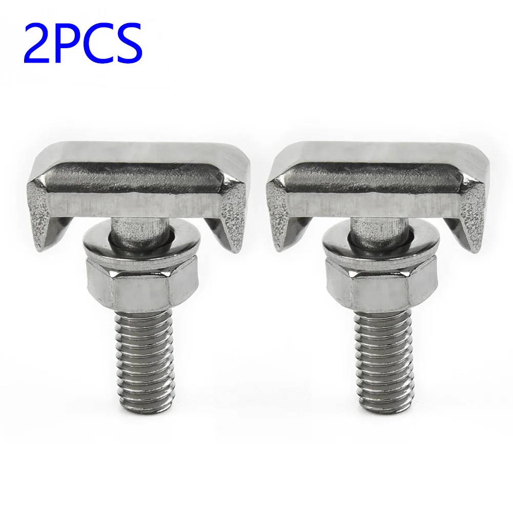 

Connectors 2pcs T-Bolts For Cadillac 2014-07 Part Replace Spare Stainless Steel Terminal #64740 2pcs Battery Cable