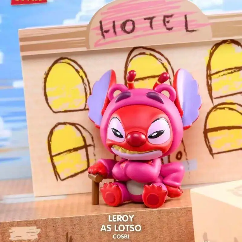 Фото Новая оригинальная коллекционная мини-фигурка Hot Toys Stitch Mania Series Blind Box из серии Toy Story 5: Стич Косби, загадочная коробка, настольное украшение-игрушка Косби №4