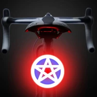 rear light bicycle usb rechargeable taillight led lamp 5 lighting modes running lantern cycling tail lights bike accessories