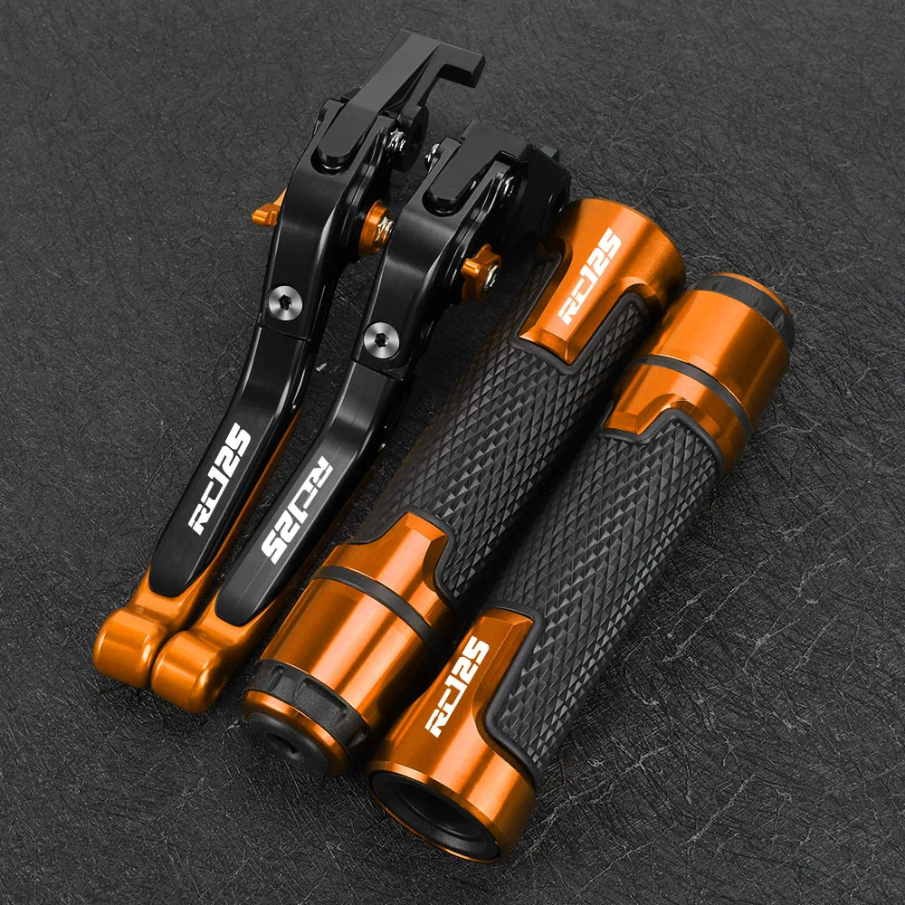 

Motorcycle Folding Extendable CNC Moto Adjustable Clutch Brake Levers Handbar Grips FOR RC125 2011-2019 2020 2021 2022 2023