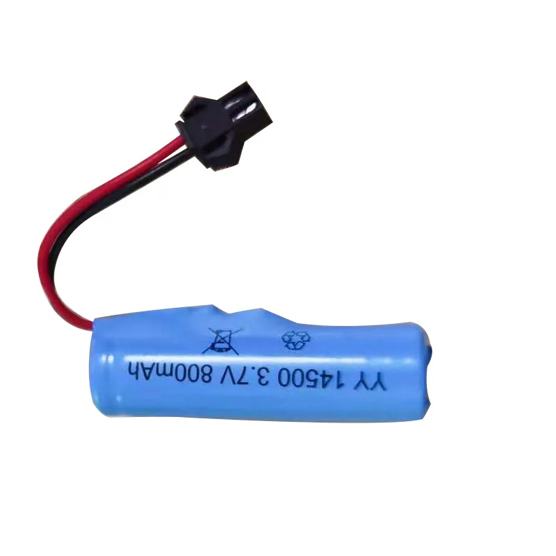 

SM plug 3.7V 800mAh Li-ion Battery 14500/3.7V charger For R/C Stunt Dump Car/4WD Twist- Desert Cars R/C Climbing cars