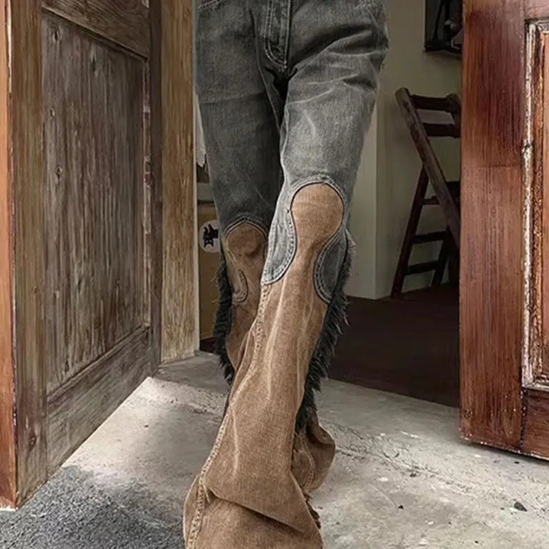 

women's vintage pants jeans trend 2023 90s vintage clothes versatile piece Cotton Blend pantalones aesthetic