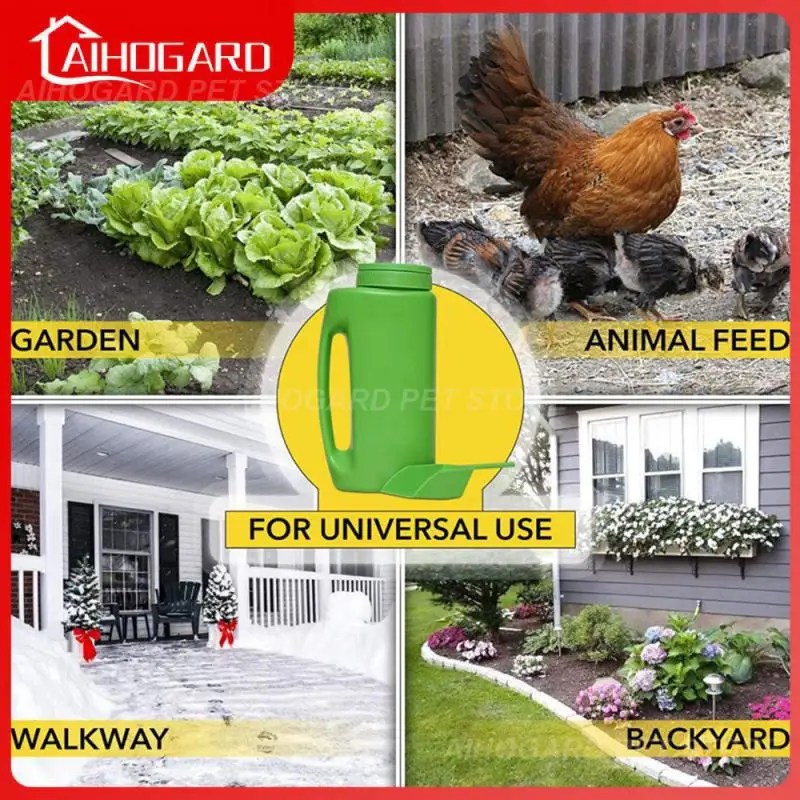 

Durable Garden Watering Can 2l Pastoral Fertilizer Pot Multifunctional Handheld Handheld Spreader Garden Watering Supplies Green