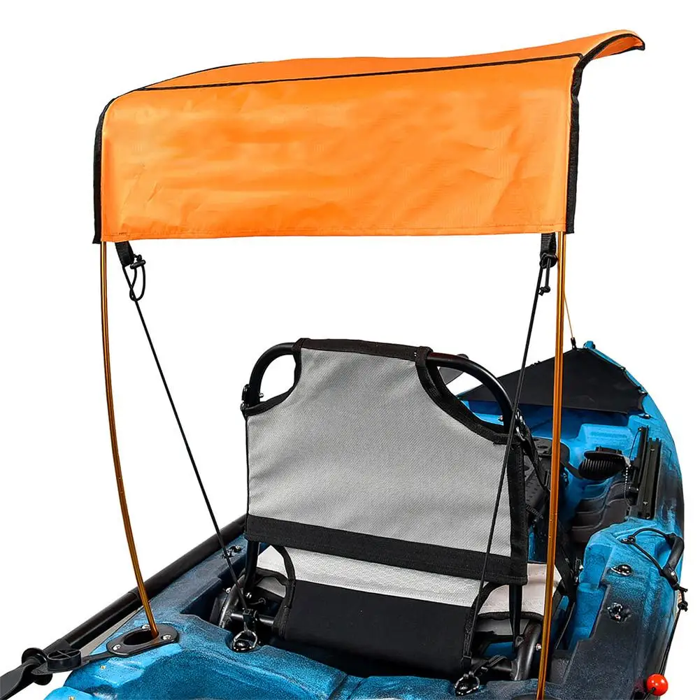 

Kayak Sun Shade Canopy Waterproof Universal Kayak Sun Shade Awning With Storage Bag For Kayaks Boat Canoes Tricycles Wholesale