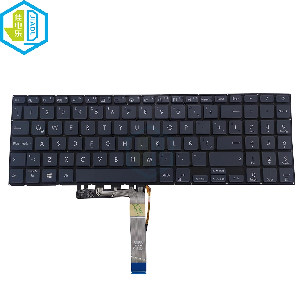 

Notebook Backlit Latin Keyboard For ASUS ZenBook Pro 15 UX535 UX535LH UX535QE LA Spain Spanish Keyboards Laptop PC Parts Teclado