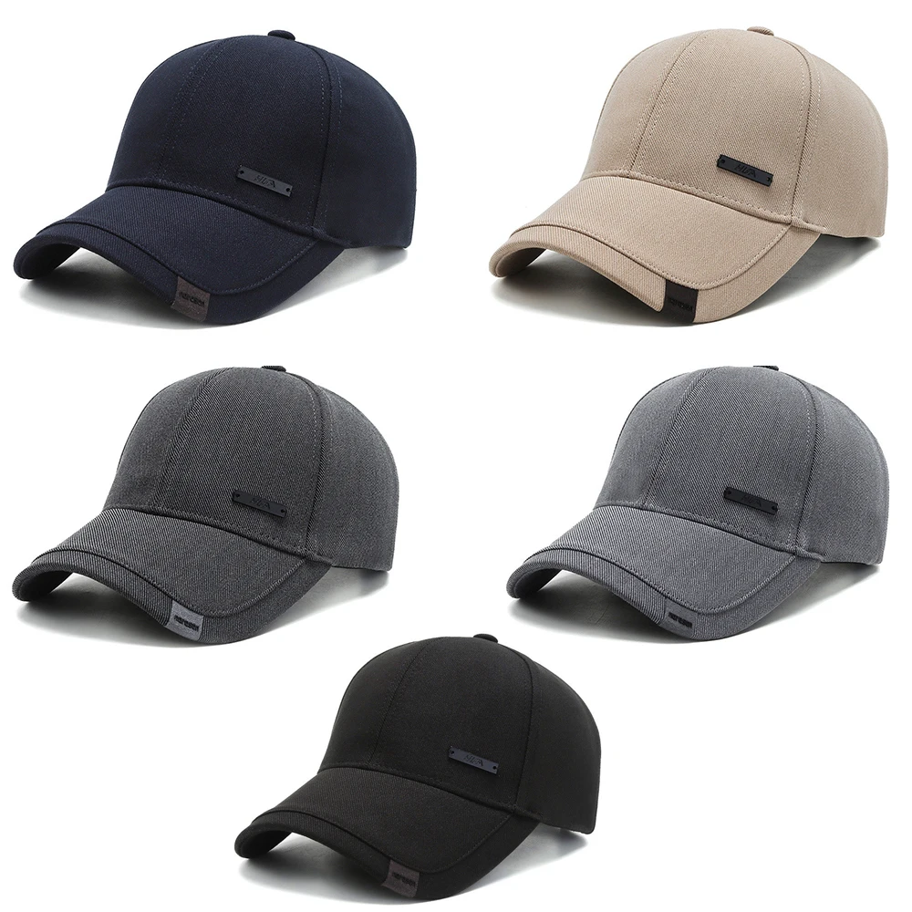 

Высококачественная простая повседневная мужская шапка, солнцезащитные бейсболки, солнцезащитные хлопковые кепки