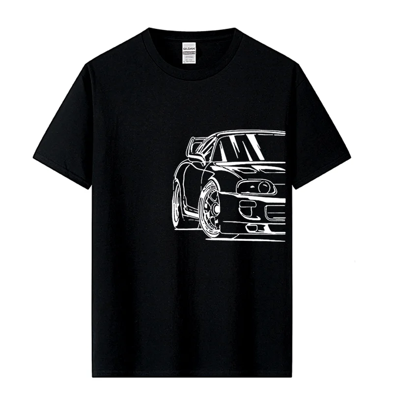 

Best Supra 2JZ JDM T Shirt Colors Fashion Harajuku Tee Shirt 100% Cotton Plus Size Sports Car T-shirt Streetwear Camiseta