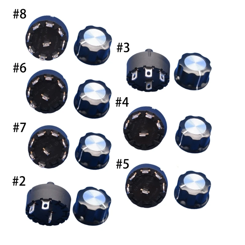 Многопозиционный переключатель N0HB, поворотный переключатель, электрический переключатель, переключатель для обустройства дома,