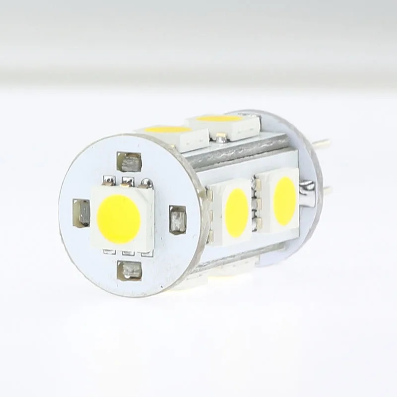 G4 Диммируемый светильник 9LED SMD5050 Bi-Pin 12V 24V Яхты Корабли Автомобили Тележки Лампа Лампочка 5шт/ком.