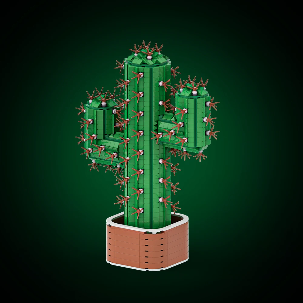 SETBRICKS Гигантский кактус-убежище