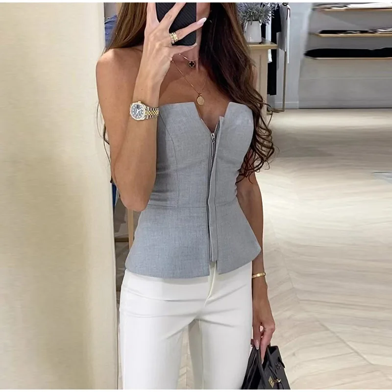 Лучшая Женская одежда женская а-силуэт Mergulho топ curto fino сексуальная модная летняя