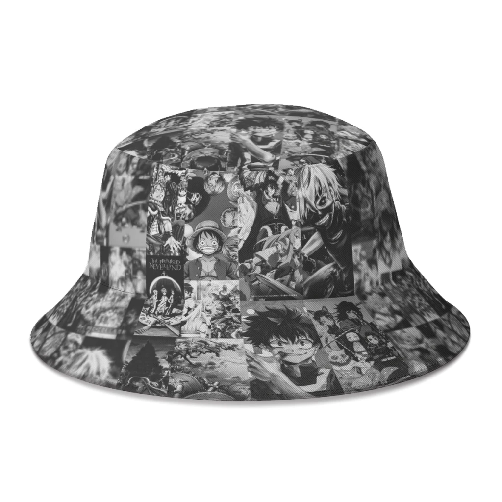 

Летняя складная шляпа от солнца с коллажем из аниме «Моя геройская Академия»