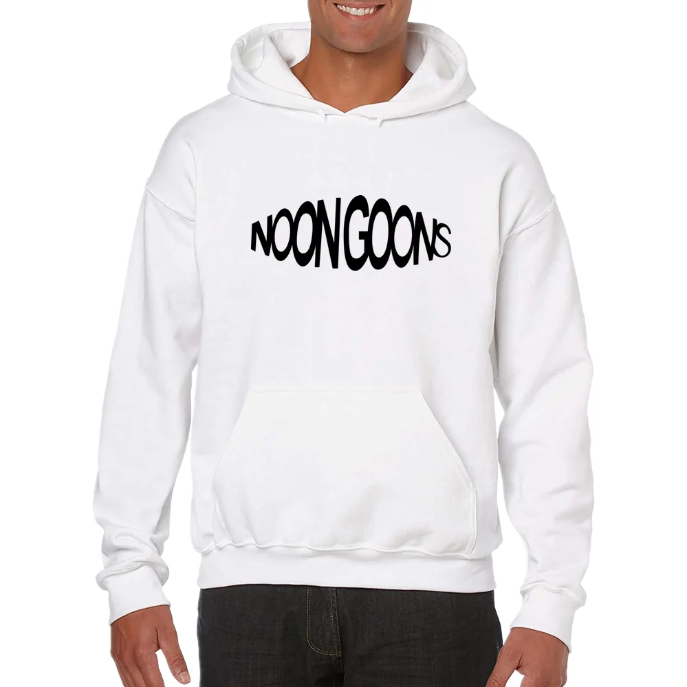 

NOON GOONS S-4XL Letter Printed Cotton Unisex Hoodie Sweatshirt