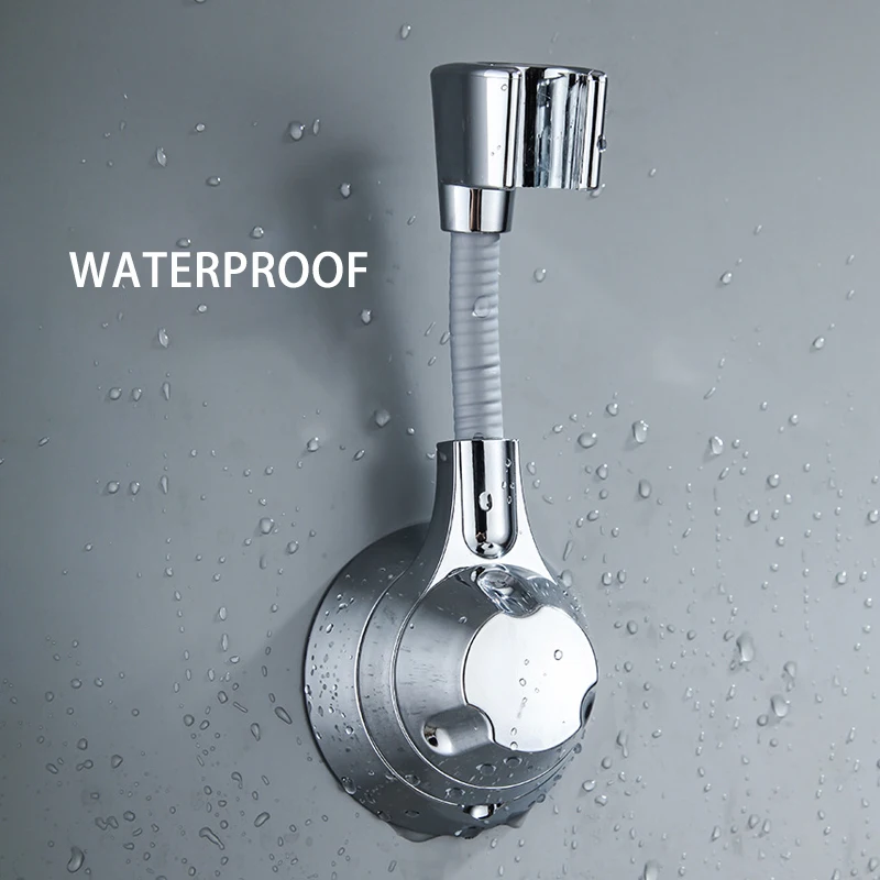 Держатель для душевой лейки без перфорации регулируемая присоска аксессуары