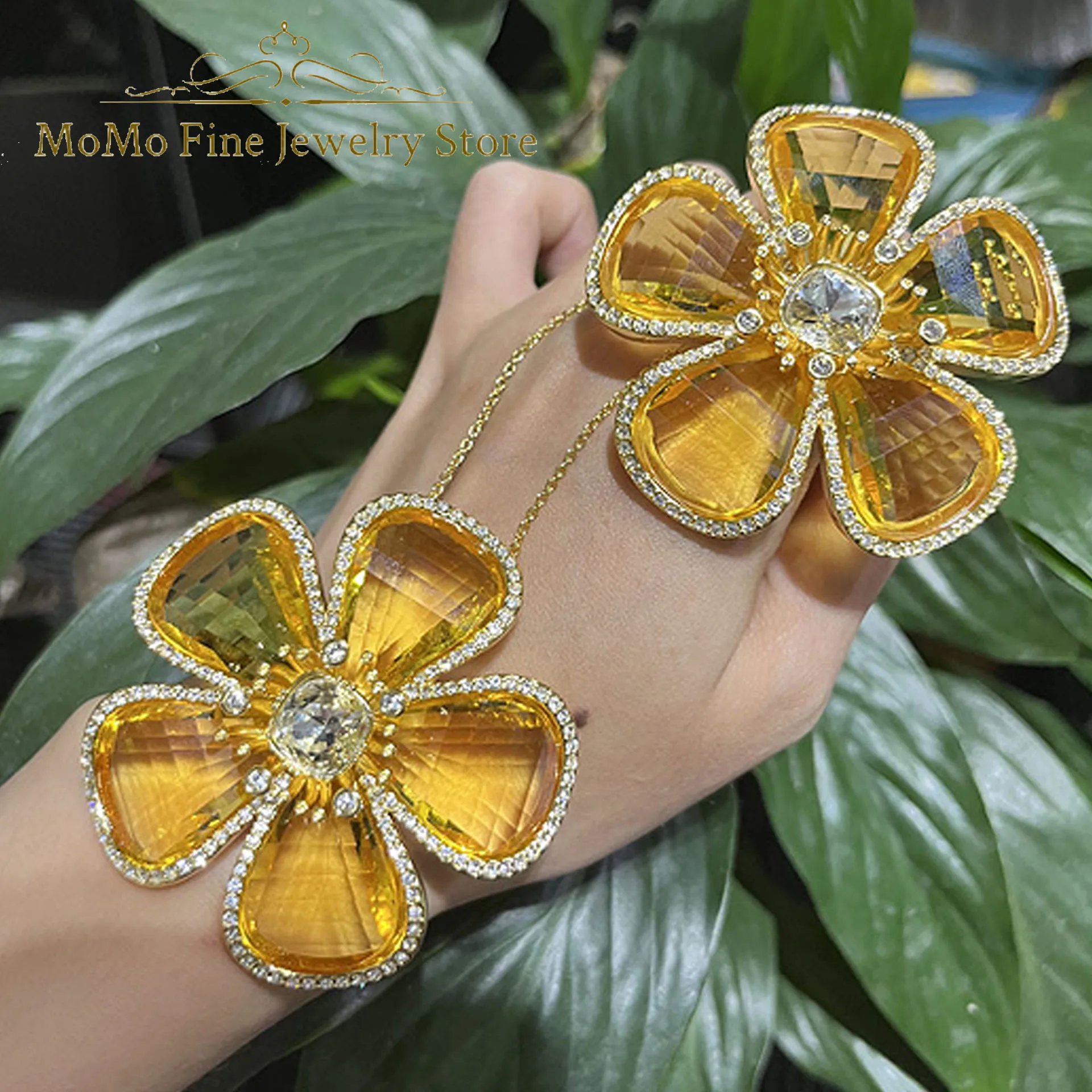 Женское колье из нержавеющей стали с розовым кристаллом