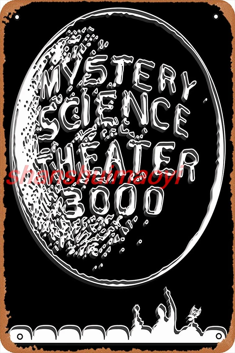 Металлический знак — жестяной постер Mystery Science Theater 3000 12 х 8 дюймов SHANSUI