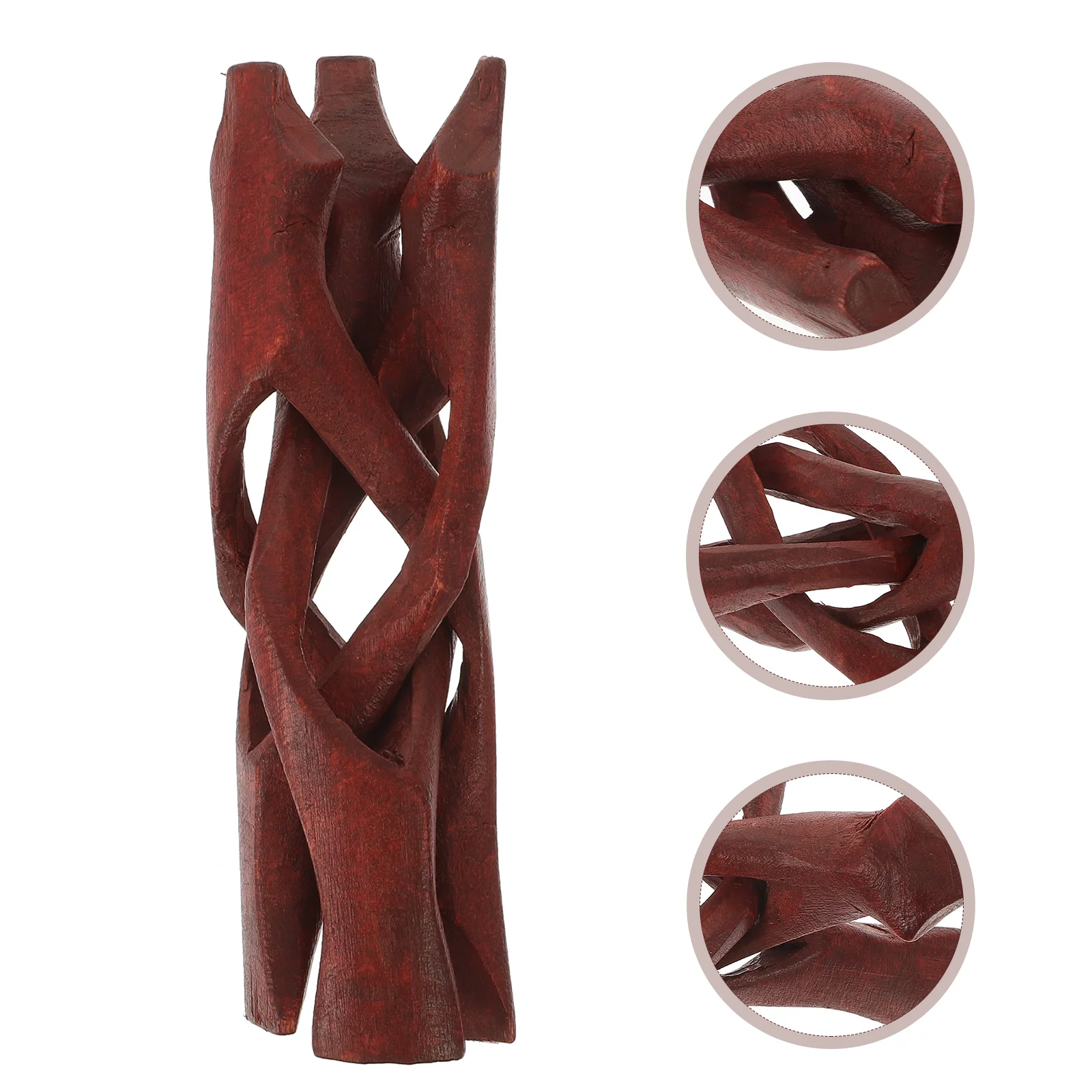 

Creative Wooden Large Abalone Shell Display Base For Smudging Multi-function Wooden Display Tripod Wooden Tripod