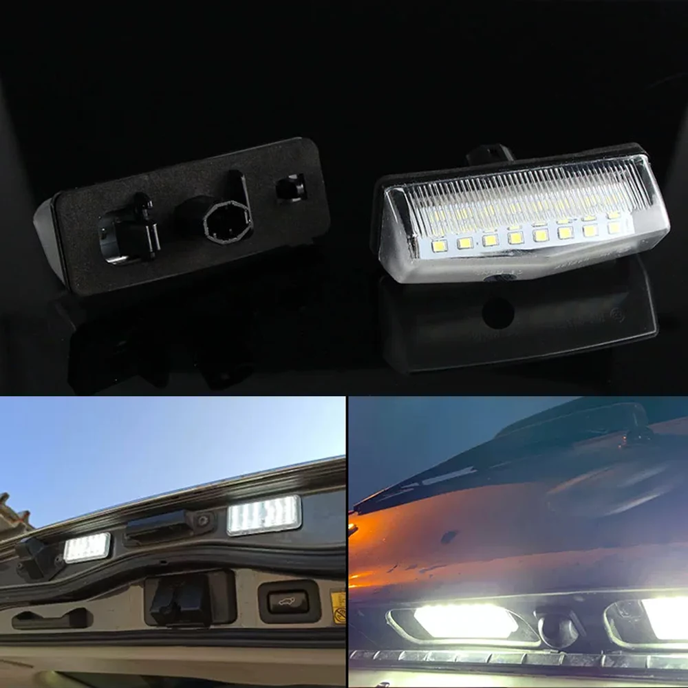 2 шт. автомобильные лампы для номерного знака Toyota Prius XW20 XW30 XW50 ZVW30R 2004 ~ 2022 2005 2006 2007 2008